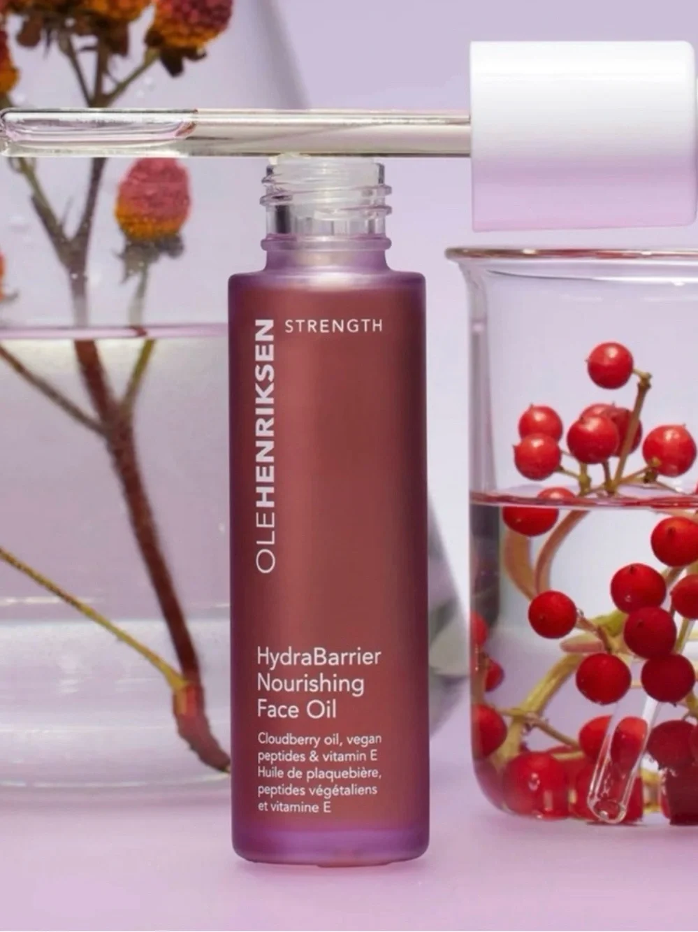Ole Henriksen HydraBarrier Nourishing Face Oil — mauve rose